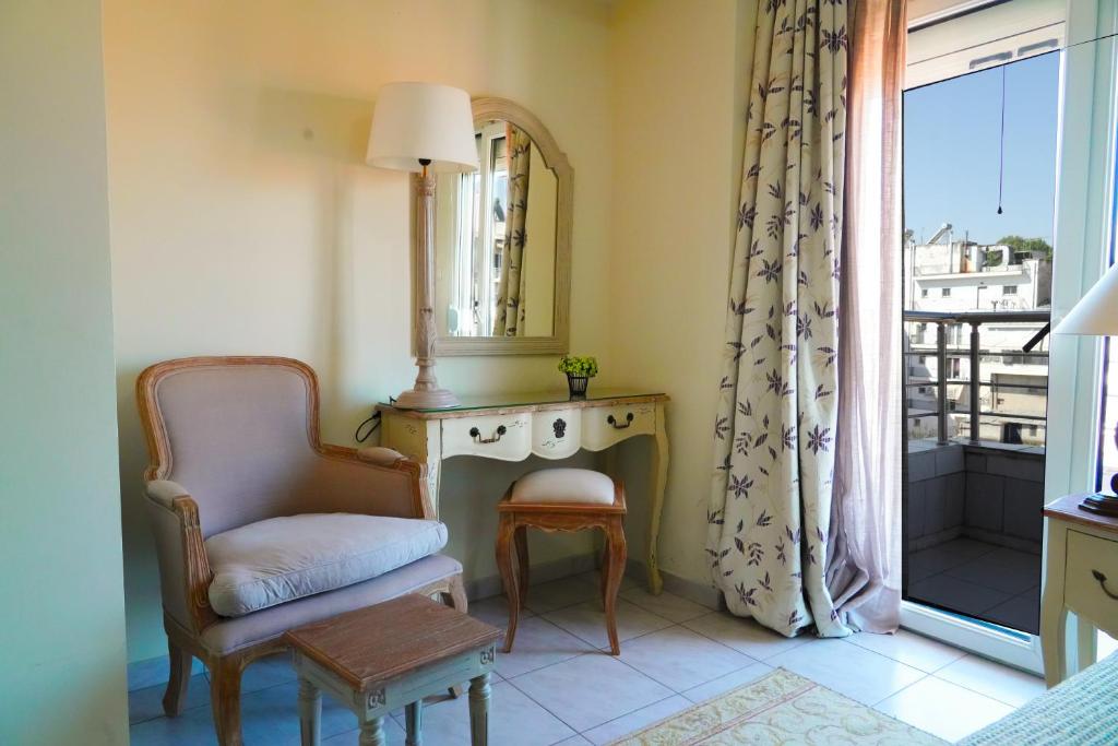Posezení v ubytování Hotel Marianna