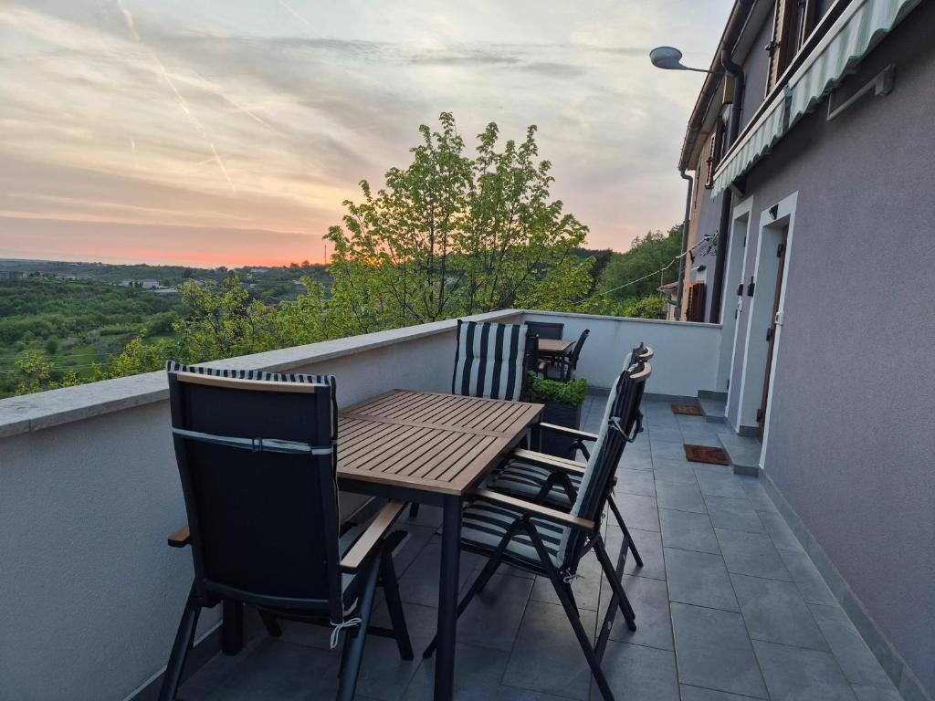 Balkón nebo terasa v ubytování Apartment Bellavista