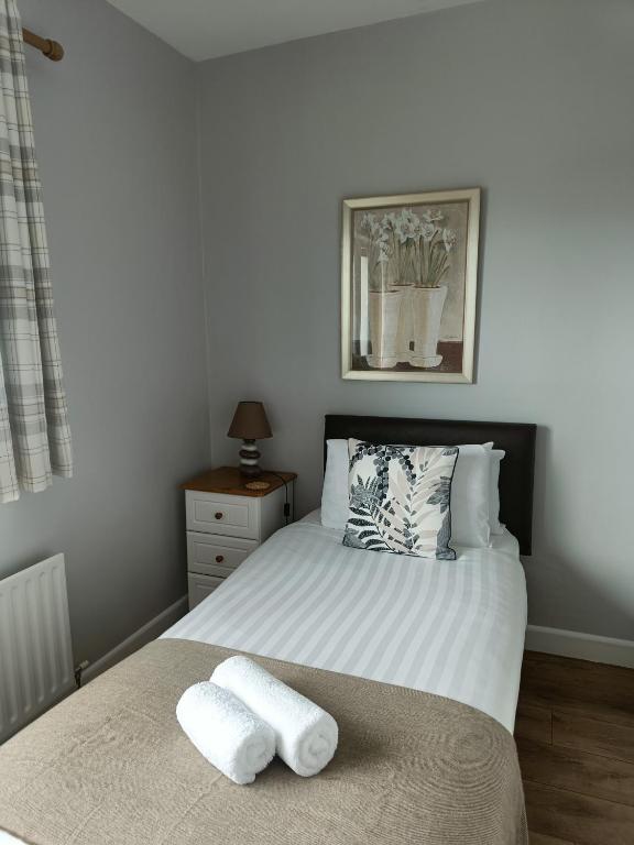 Postel nebo postele na pokoji v ubytování Dingle Atlantic Lodge B&B