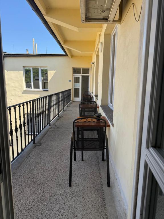 Balkón nebo terasa v ubytování Apartmán Kaiser