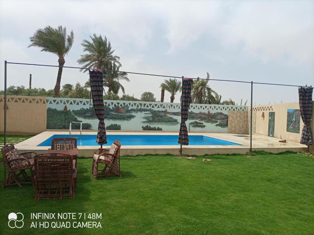Bazén v ubytování فيلا جاكرندا تونس Jacaranda Villa Tunis nebo v jeho okolí