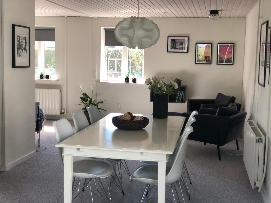 Posezení v ubytování Gæstehuset Rosenvang