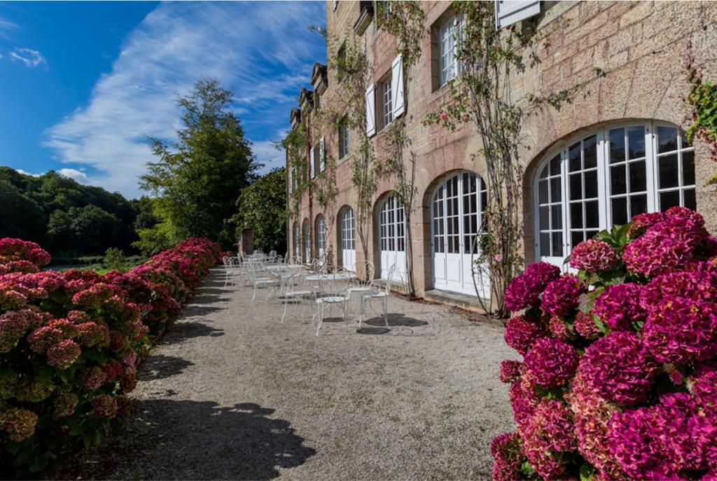 Zahrada ubytování Manoir Du Stang
