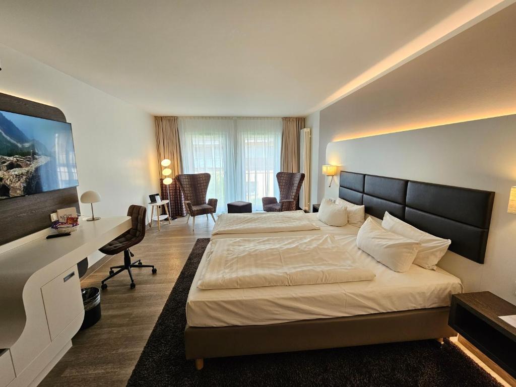 Voodi või voodid majutusasutuse Hotel Am Kaisersaal toas