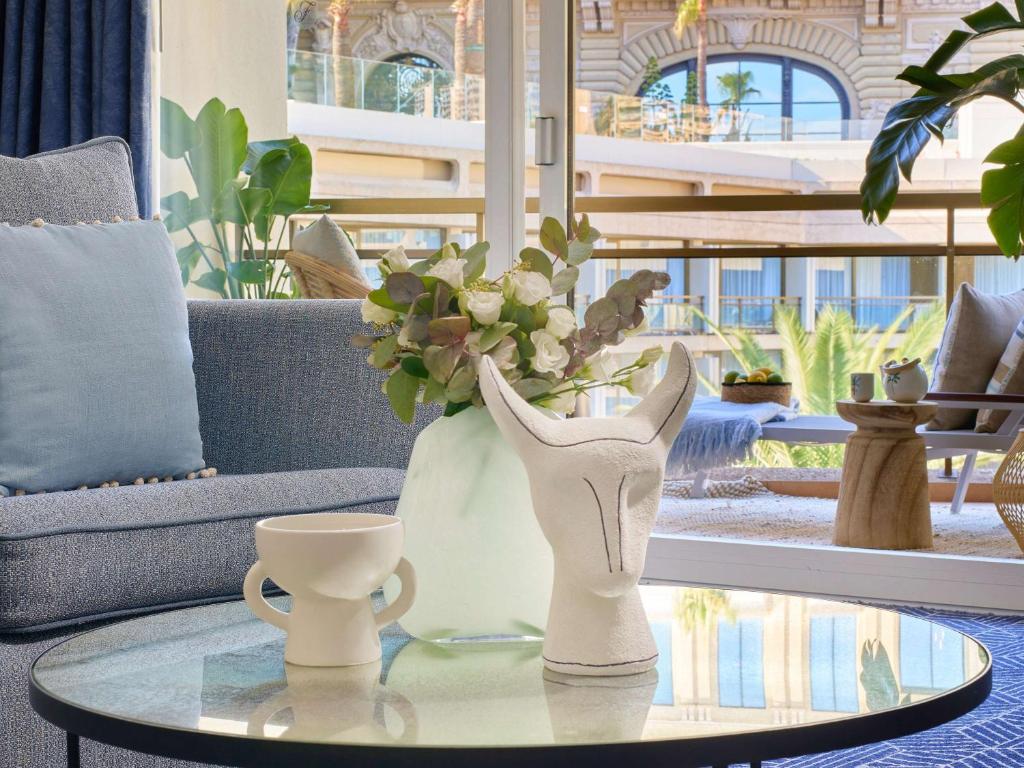 Posezení v ubytování Fairmont Monte Carlo