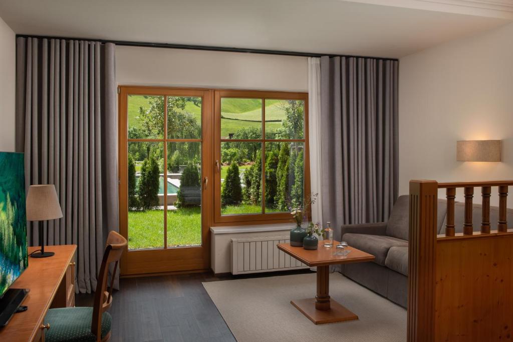 Posezení v ubytování Naturhotel MOLIN