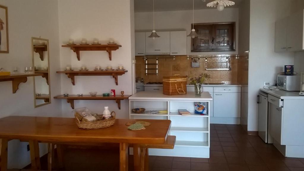 Kuchyň nebo kuchyňský kout v ubytování Villa Gardablick