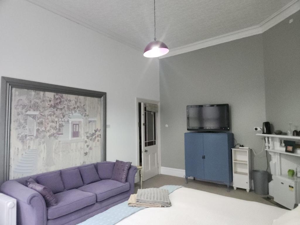 TV a/nebo společenská místnost v ubytování Quirky Villa Homestay