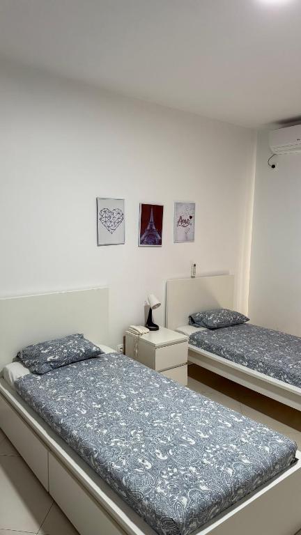 Postel nebo postele na pokoji v ubytování Urban Praia Maria - ApartHotel