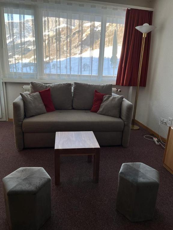 Posezení v ubytování Haus Atlantic Leukerbad