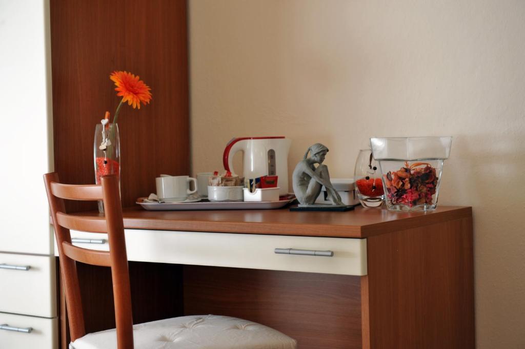 Kuchyň nebo kuchyňský kout v ubytování Hotel Bellavista Meublè