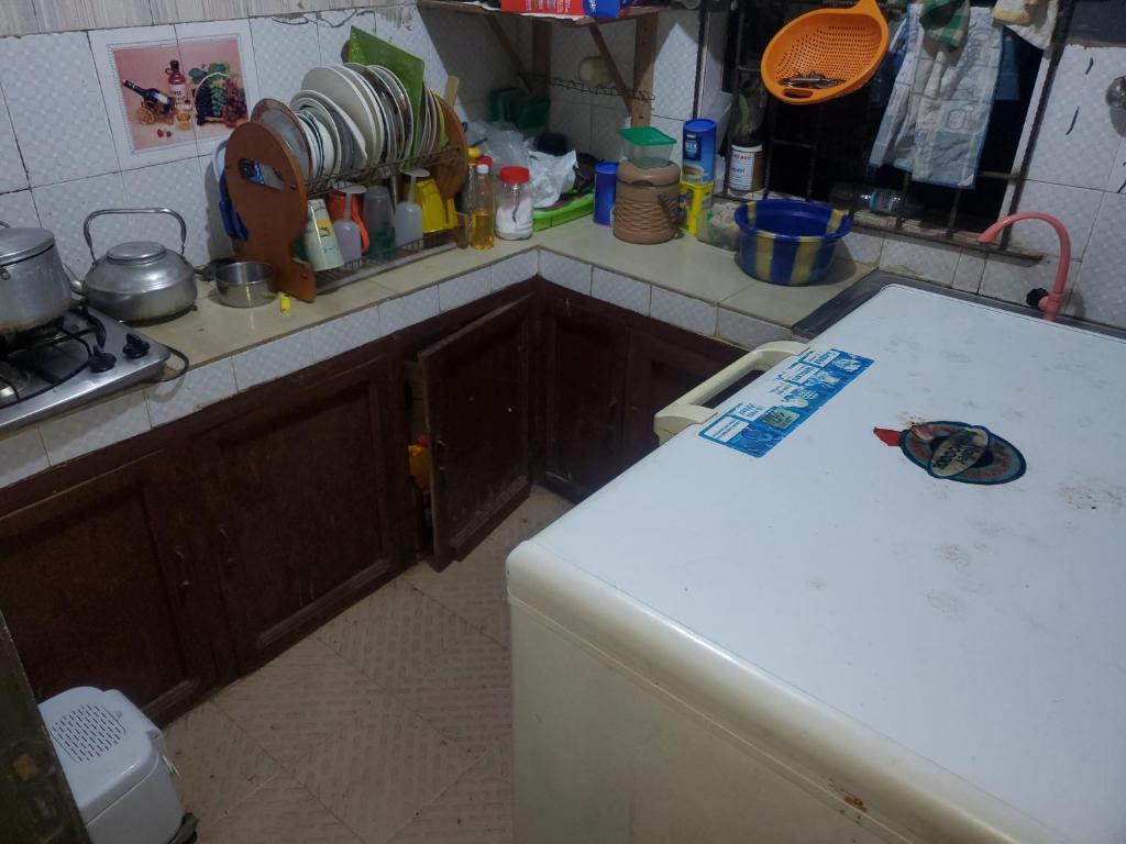 Kuchyň nebo kuchyňský kout v ubytování Hardey Room