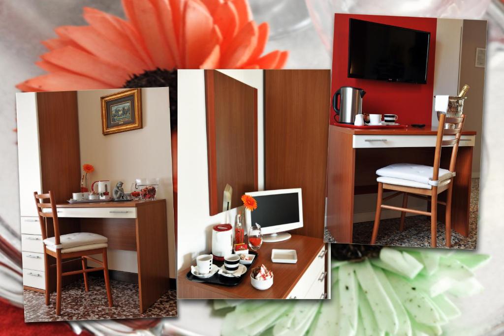 TV a/nebo společenská místnost v ubytování Hotel Bellavista Meublè