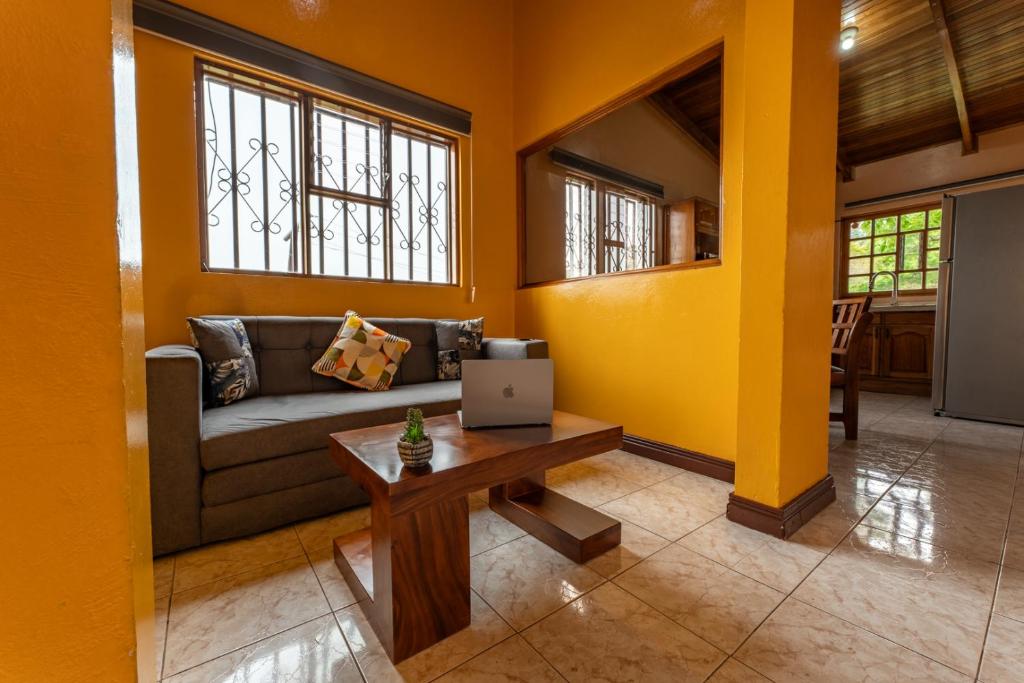 Posezení v ubytování Country house with unique views