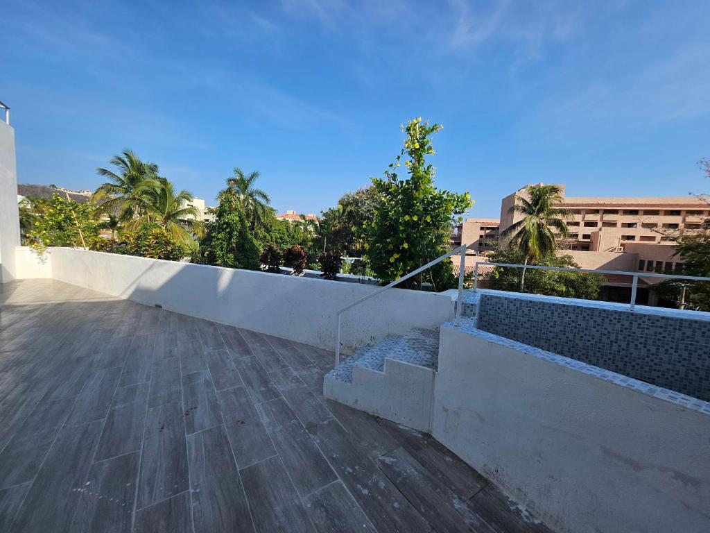 Μπαλκόνι ή βεράντα στο Hotel Plaza Huatulco Bungalows