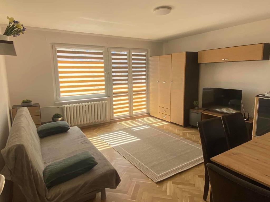 Posezení v ubytování Gdynia Mieszkanie z Biurem