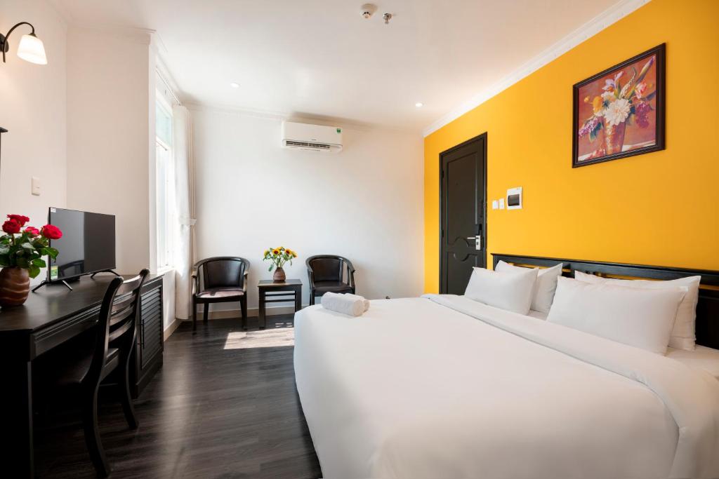 Postel nebo postele na pokoji v ubytování Hold Amanda Boutique Hotel