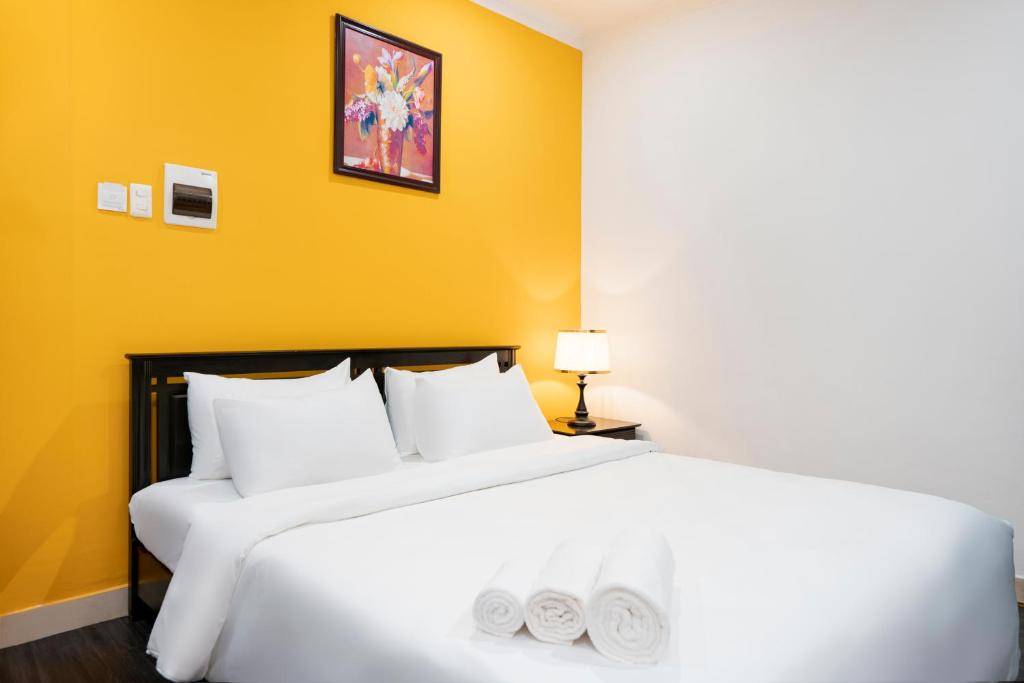 Postel nebo postele na pokoji v ubytování Hold Amanda Boutique Hotel