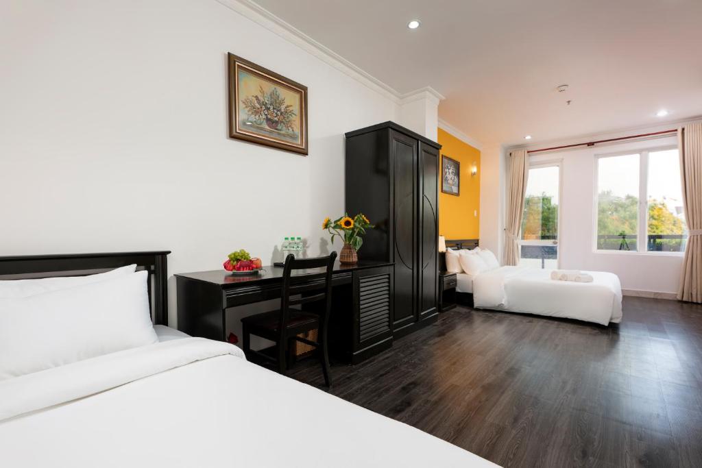 Postel nebo postele na pokoji v ubytování Hold Amanda Boutique Hotel