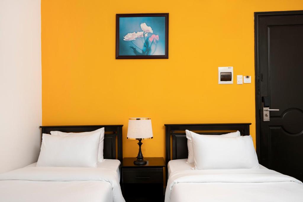 Postel nebo postele na pokoji v ubytování Hold Amanda Boutique Hotel