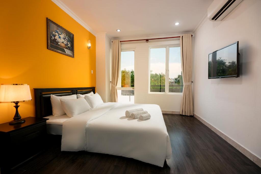 Postel nebo postele na pokoji v ubytování Hold Amanda Boutique Hotel