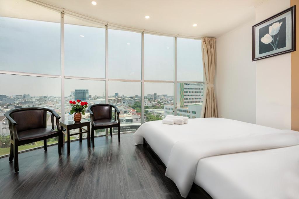 Postel nebo postele na pokoji v ubytování Hold Amanda Boutique Hotel
