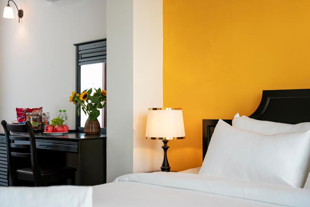 Postel nebo postele na pokoji v ubytování Hold Amanda Boutique Hotel