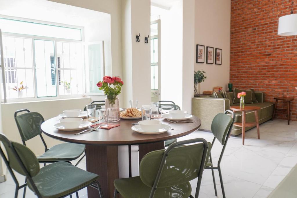 Posezení v ubytování Departamento Vintage