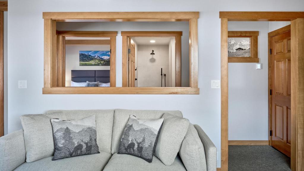 Posezení v ubytování Landhaus Erika