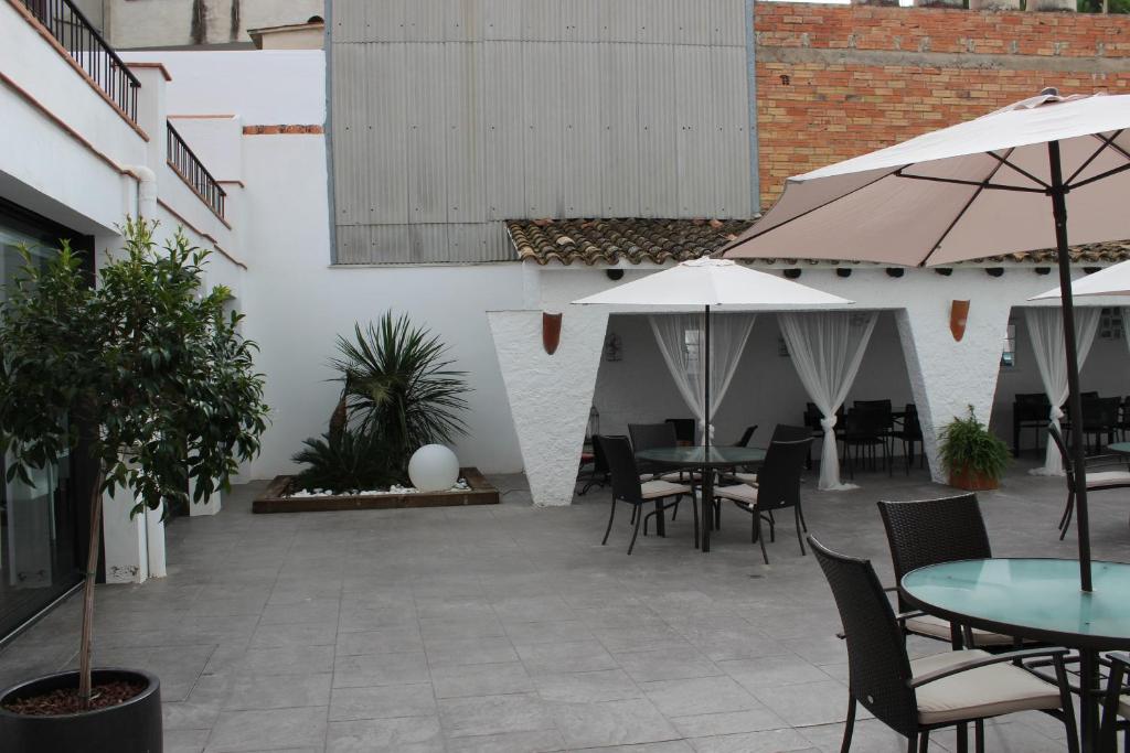 Patio nebo venkovní prostory v ubytování Hotel Salomé
