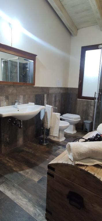 Koupelna v ubytování B&B Della Via Francigena