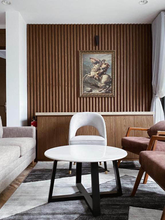 Χώρος καθιστικού στο Lumiere Villa Da Lat