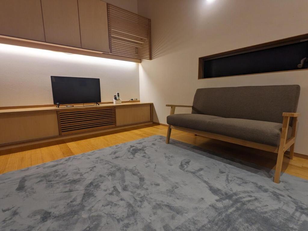 TV a/nebo společenská místnost v ubytování Family Lodge つつじ