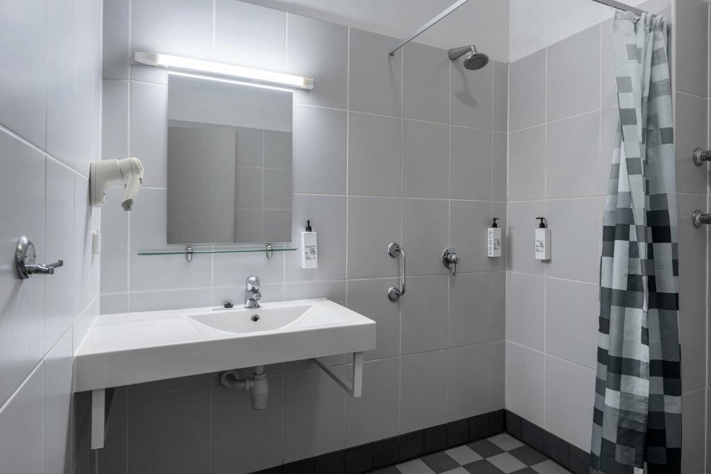 Koupelna v ubytování Rija Domus Hotel