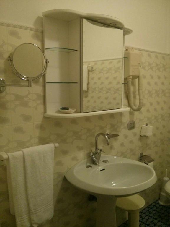 Koupelna v ubytování Hotel Il Burchiello