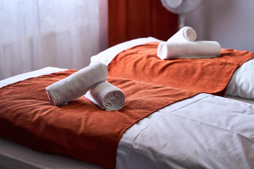 Postel nebo postele na pokoji v ubytování Hotel Maximo