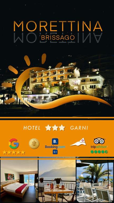 Certifikát, hodnocení, plakát nebo jiný dokument vystavený v ubytování Hotel Garni Morettina