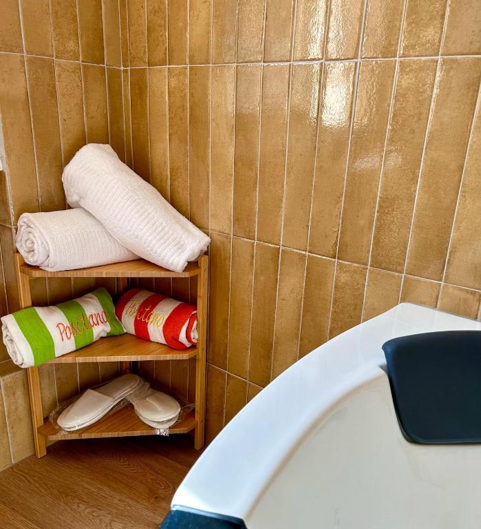 Koupelna v ubytování Casa Cosenza