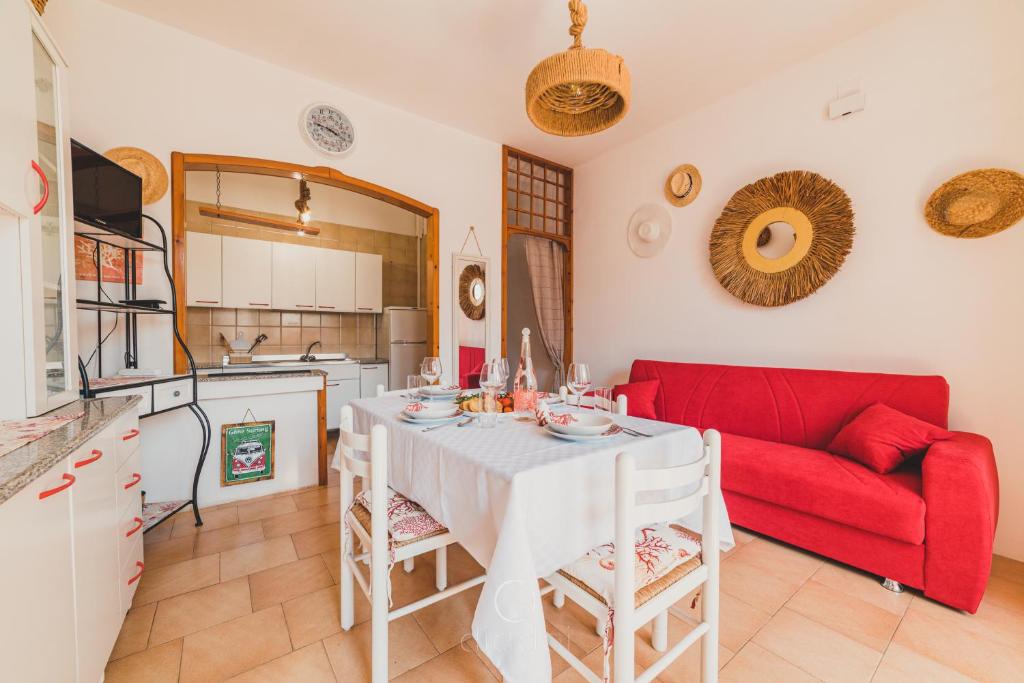 Kuchyň nebo kuchyňský kout v ubytování ALL INCLUSIVE - Marelì Apartment by Diddoi