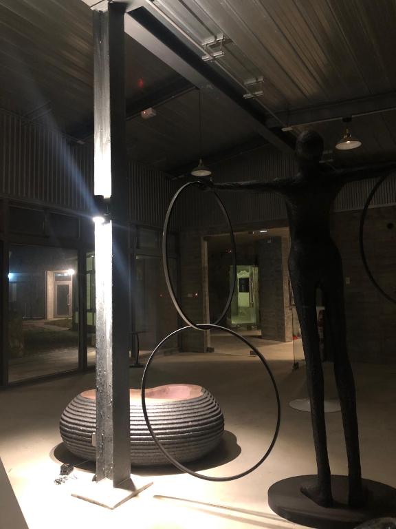 Fitness centrum a/nebo fitness zařízení v ubytování 大梅石創生共享家士兵館