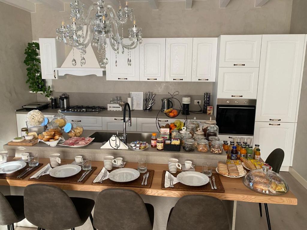 Kuchyň nebo kuchyňský kout v ubytování B&B Civico 69 Esclusivo in Franciacorta