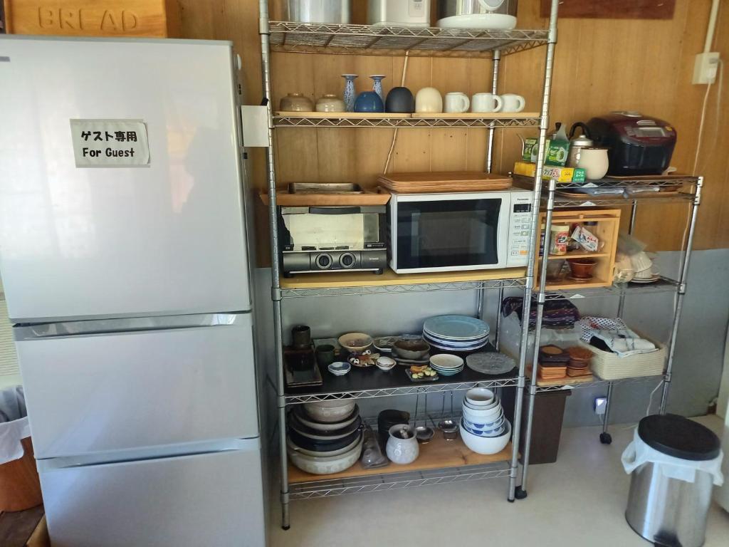Kuchyň nebo kuchyňský kout v ubytování Guesthouse En