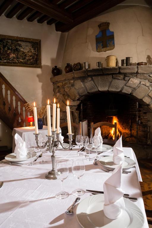 Restaurace v ubytování Le Vieux Logis