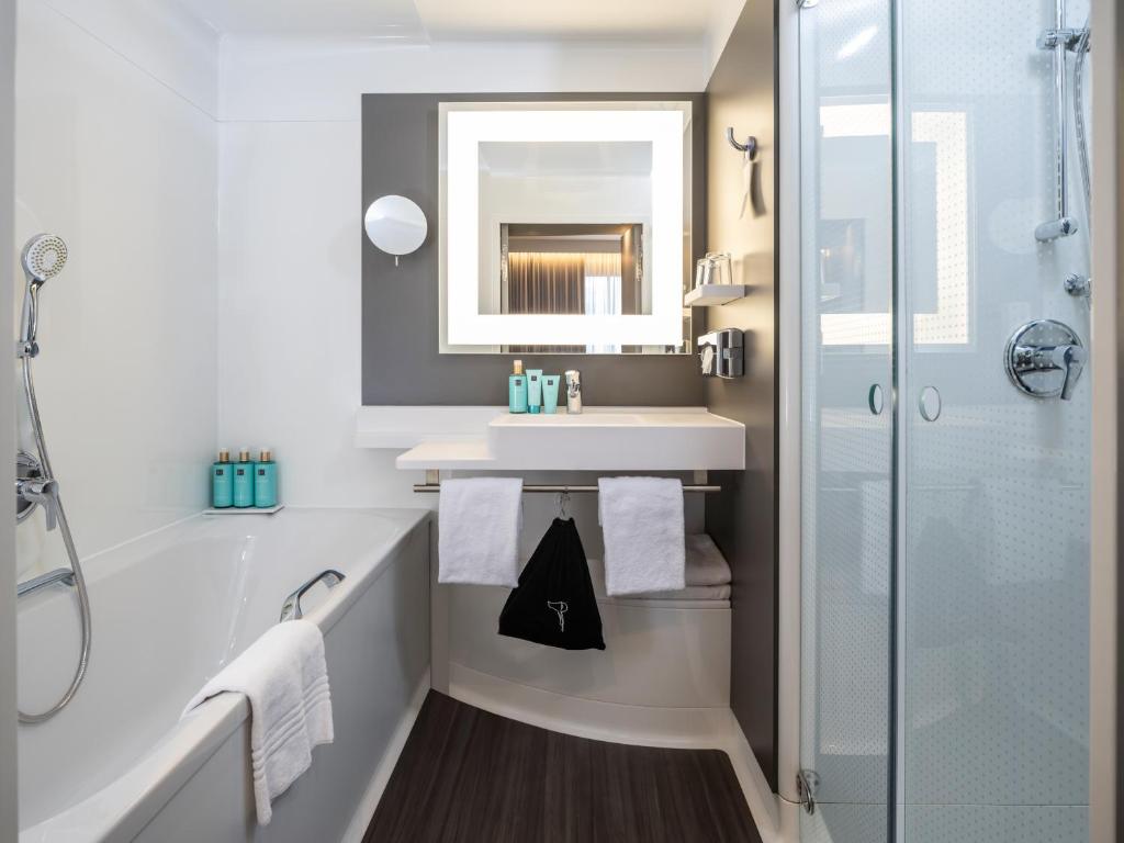 Koupelna v ubytování Novotel Suites Wien City Donau