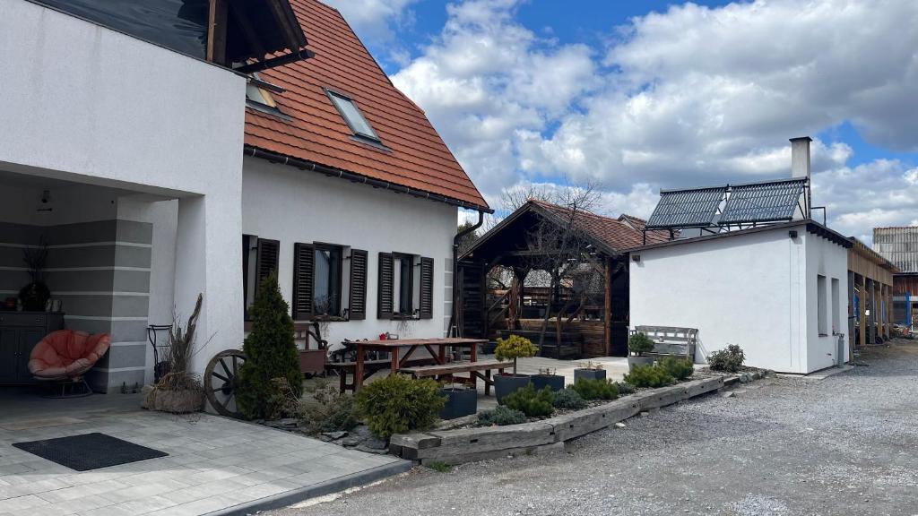 Budova, kde se bed and breakfast nachází