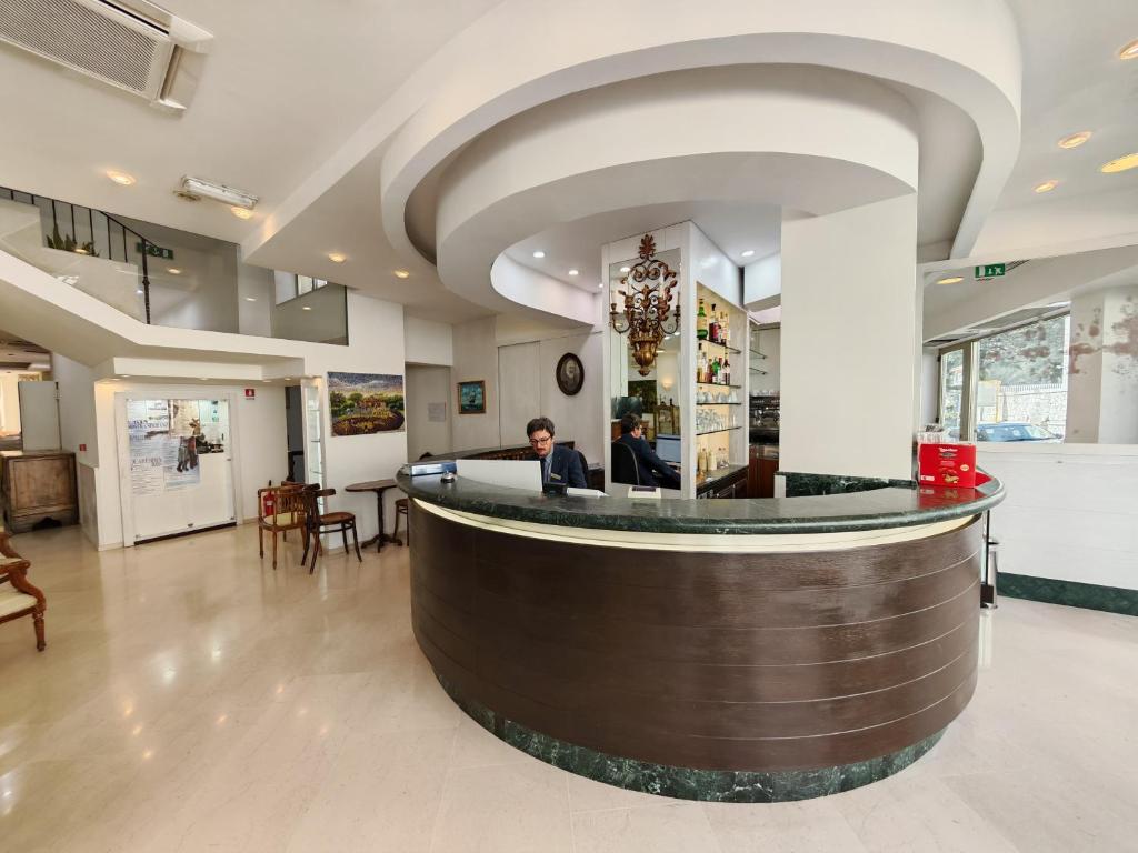 Vstupní hala nebo recepce v ubytování Hotel Pace