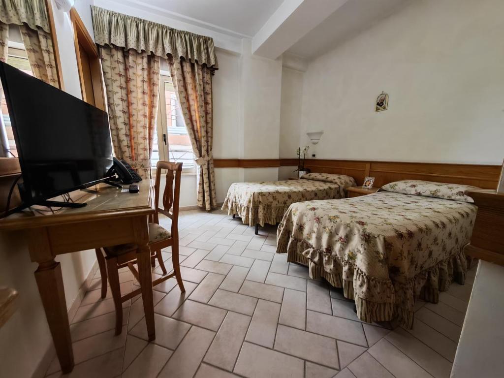 TV a/nebo společenská místnost v ubytování Hotel Pace
