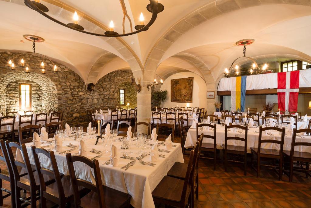 Restaurace v ubytování Le Vieux Logis
