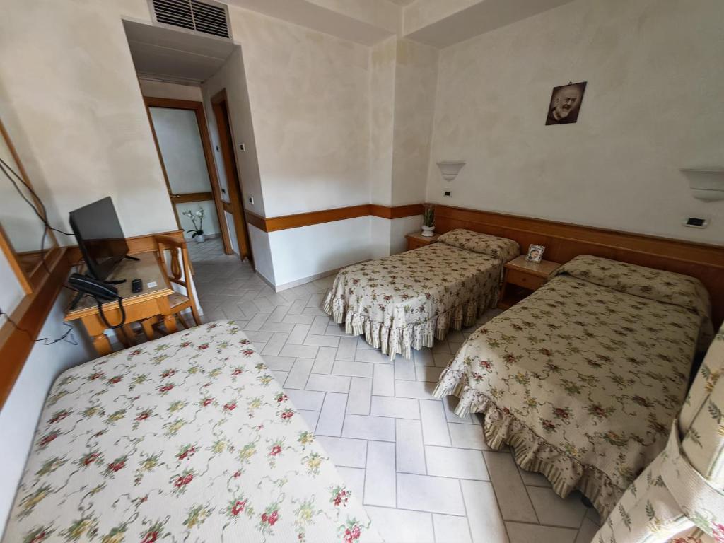 Postel nebo postele na pokoji v ubytování Hotel Pace