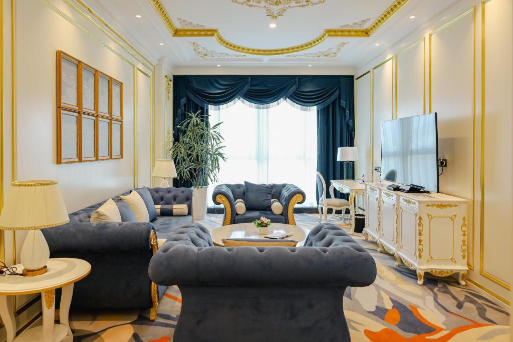 Posezení v ubytování Hotels & Preference Hualing Tbilisi